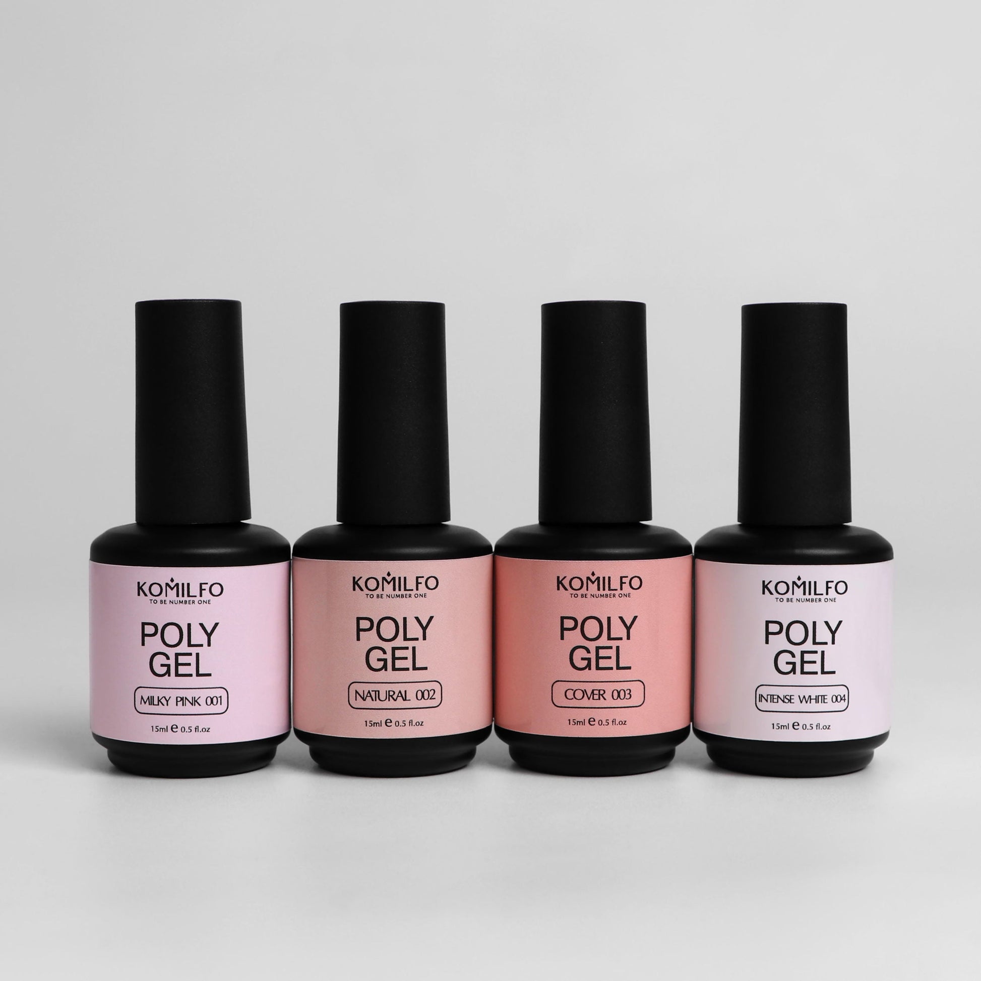 PolyGel 004 Intense White, 15ml - LuckyShop - Komilfo