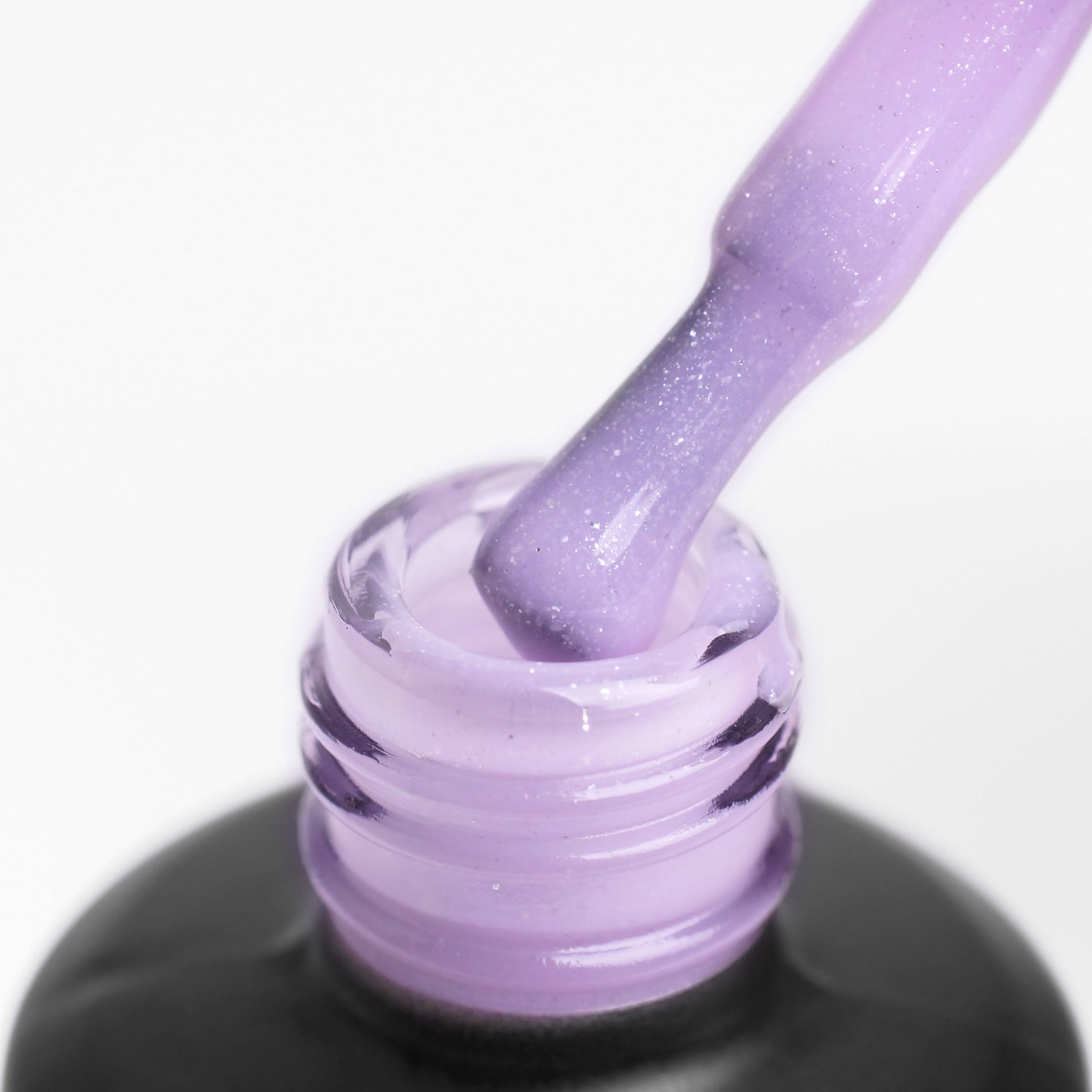 PolyGel 009 Violet Glitter, 15ml (with shimmer) - LuckyShop - Komilfo