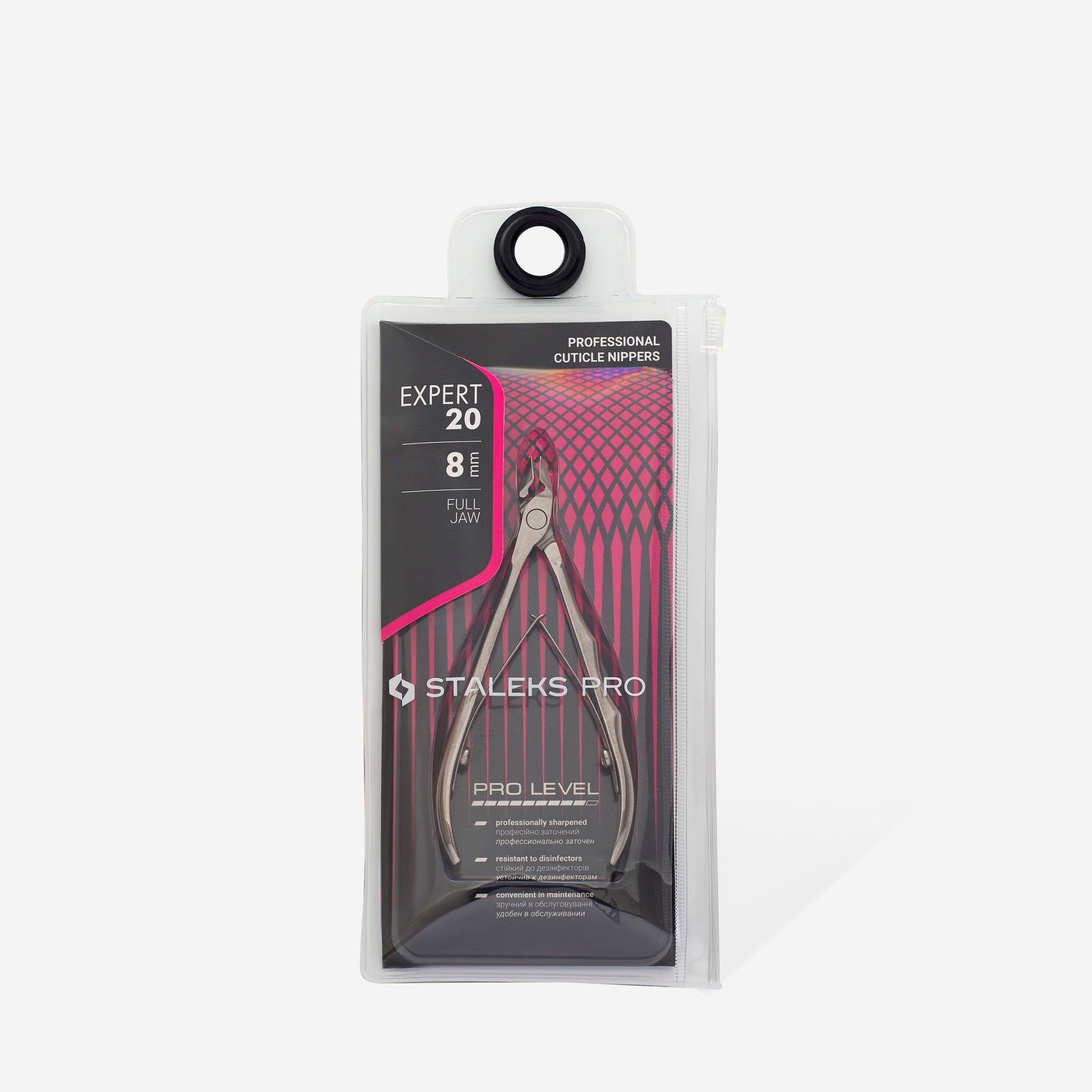 Professional cuticle nippers EXPERT 20 8mm - LuckyShop - Staleks