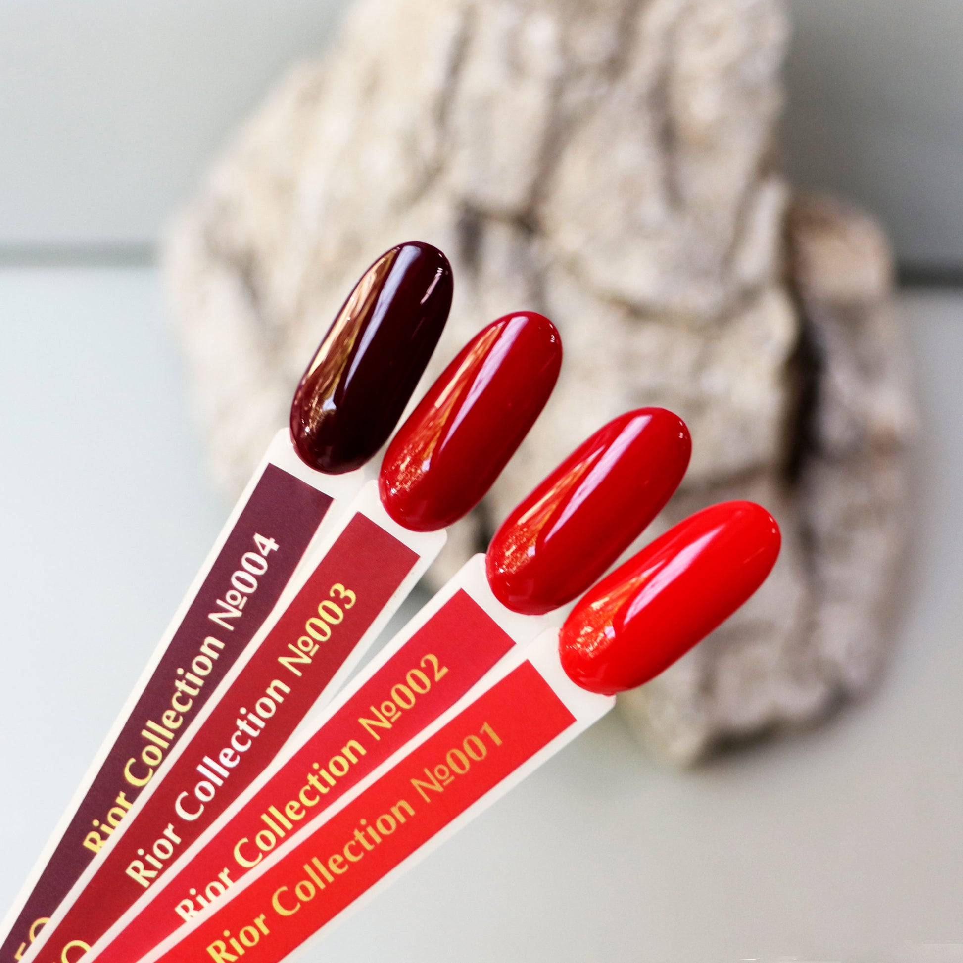 Gel Polish Komilfo Rior Collection 001 (classic red, enamel), 8 ml