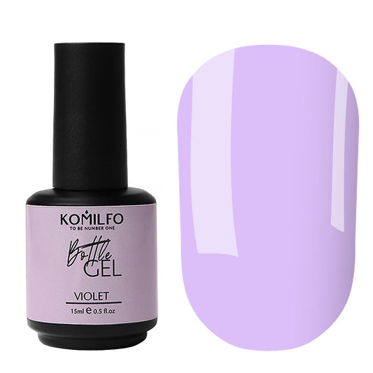 Bottle Gel Violet with brush, 15ml