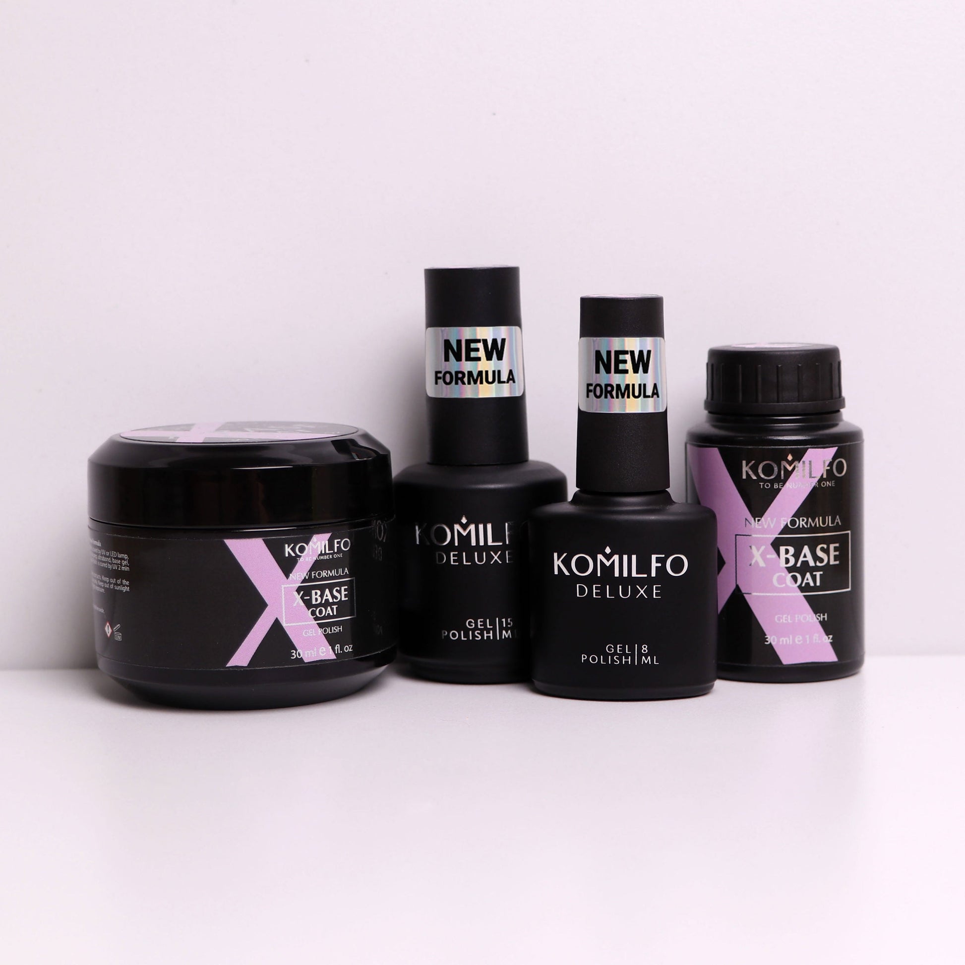X - Base Coat – base for gel polish, 15ml - LuckyShop - Komilfo